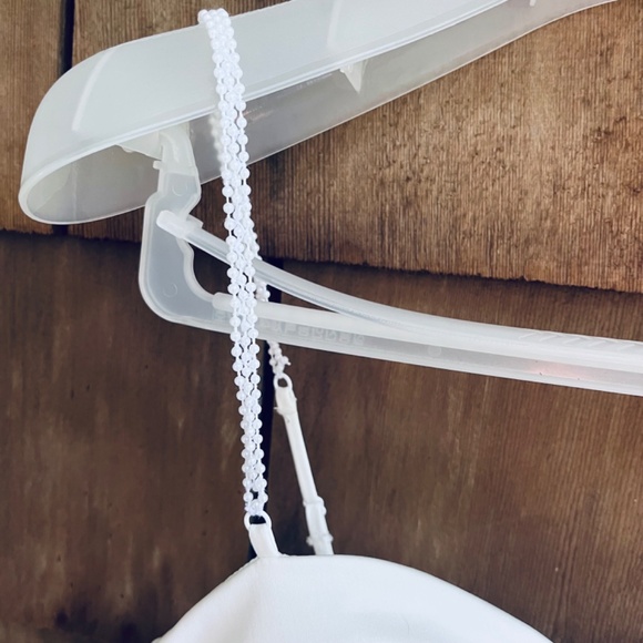 City Studios Juniors Imitation Pearl-Strap Corset Bodycon Dress Ivory Size 7/8 - Picture 8 of 17